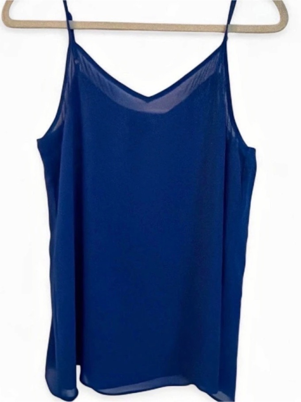 Blue V-Neck Camisole Like New